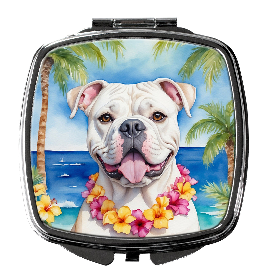Yorkshire Terrier Luau Compact Mirror Image 7