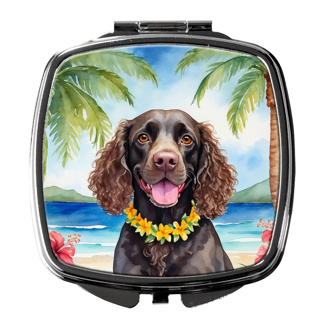 Yorkshire Terrier Luau Compact Mirror Image 1