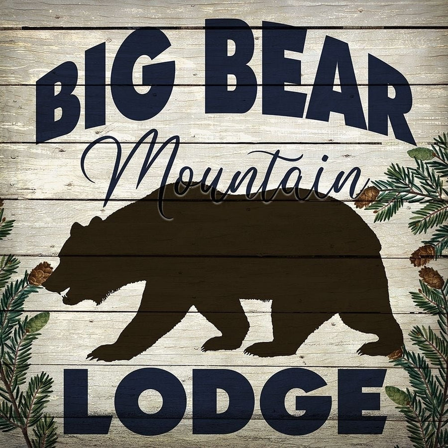 Big Bear Lodge Poster Print by Ann Bailey-VARPDXBASQ005A Image 1