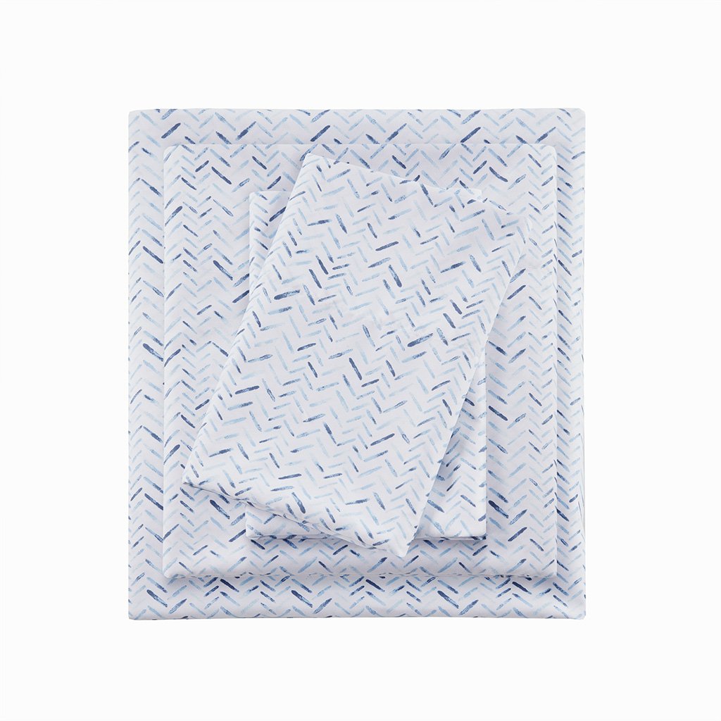 Gracie Mills Giselle 4-Peice Wrinkle Free Printed Microfiber Sheet Set - GRACE-15322 Image 4