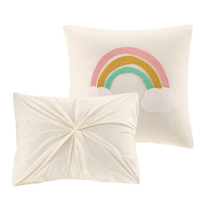 Gracie Mills Caius Pom Pom Cotton Jacquard Quilt Set with Throw Pillows - GRACE-11259 Image 5