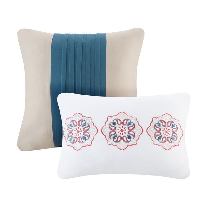 Gracie Mills Eranthe Colorful Paisley Reversible Quilt Set with Decorative Pillows - GRACE-12013 Image 4