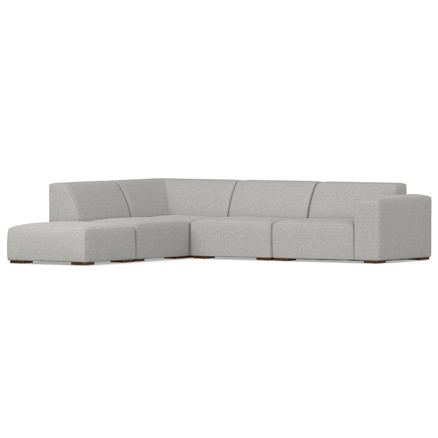 Rex Left Sectional and Ottoman in Performance Fabric Image 1
