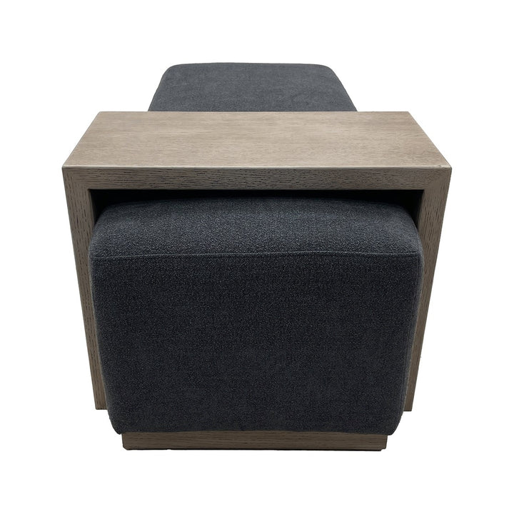 Gracie Mills NancyBench Bench/Cocktail Ottoman With Table - GRACE-15696 Image 3