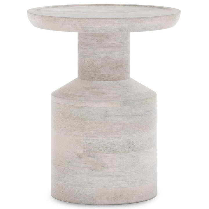 Haynes Wooden Accent Table in Mango Image 1