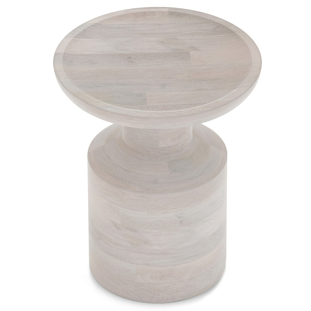Haynes Wooden Accent Table in Mango Image 12