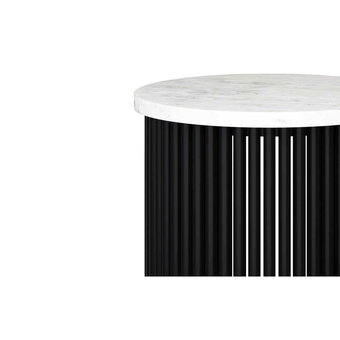 Demy Metal Table with Marble Top Image 4
