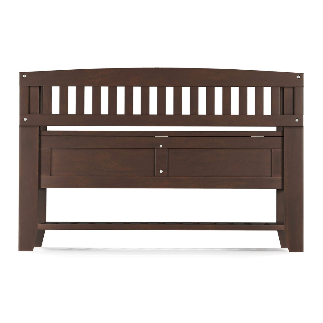 Acadian Entryway Storage Bench with Shelf Image 5