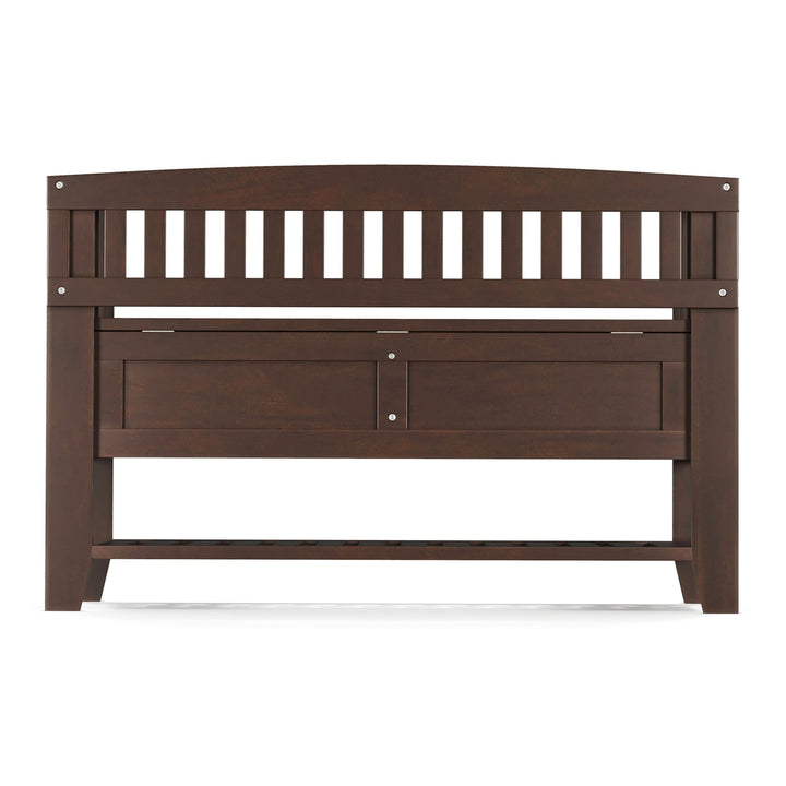 Acadian Entryway Storage Bench with Shelf Image 5