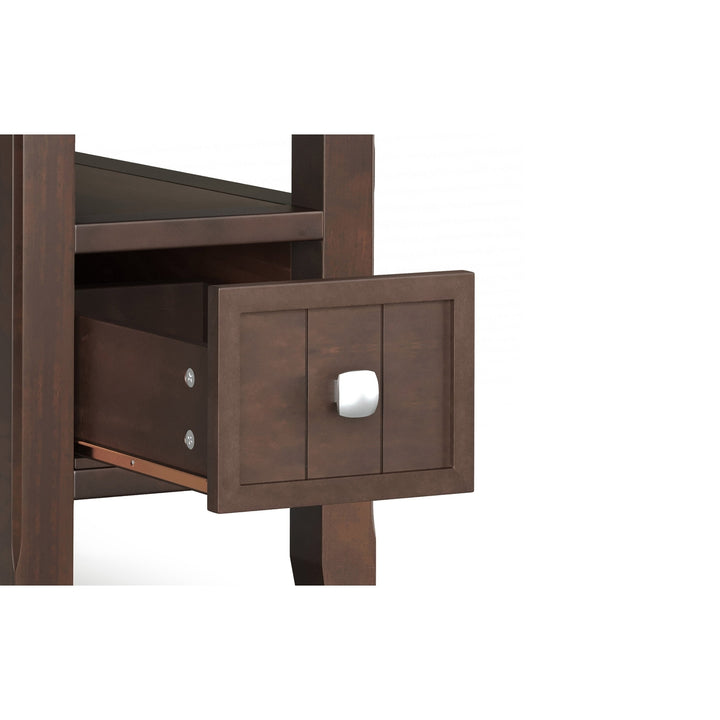 Acadian Narrow Side Table with Drawer Image 4