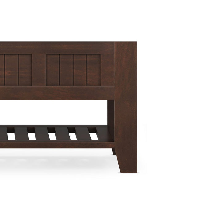 Acadian Entryway Storage Bench with Shelf Image 10