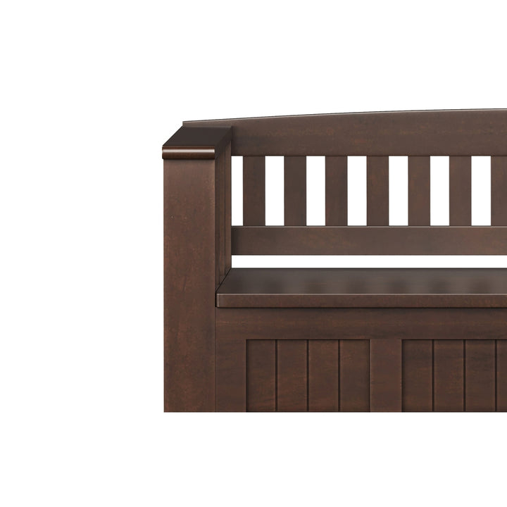 Acadian Entryway Storage Bench with Shelf Image 11