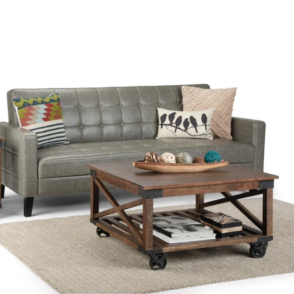 Harding Square Coffee Table in Mango Image 2