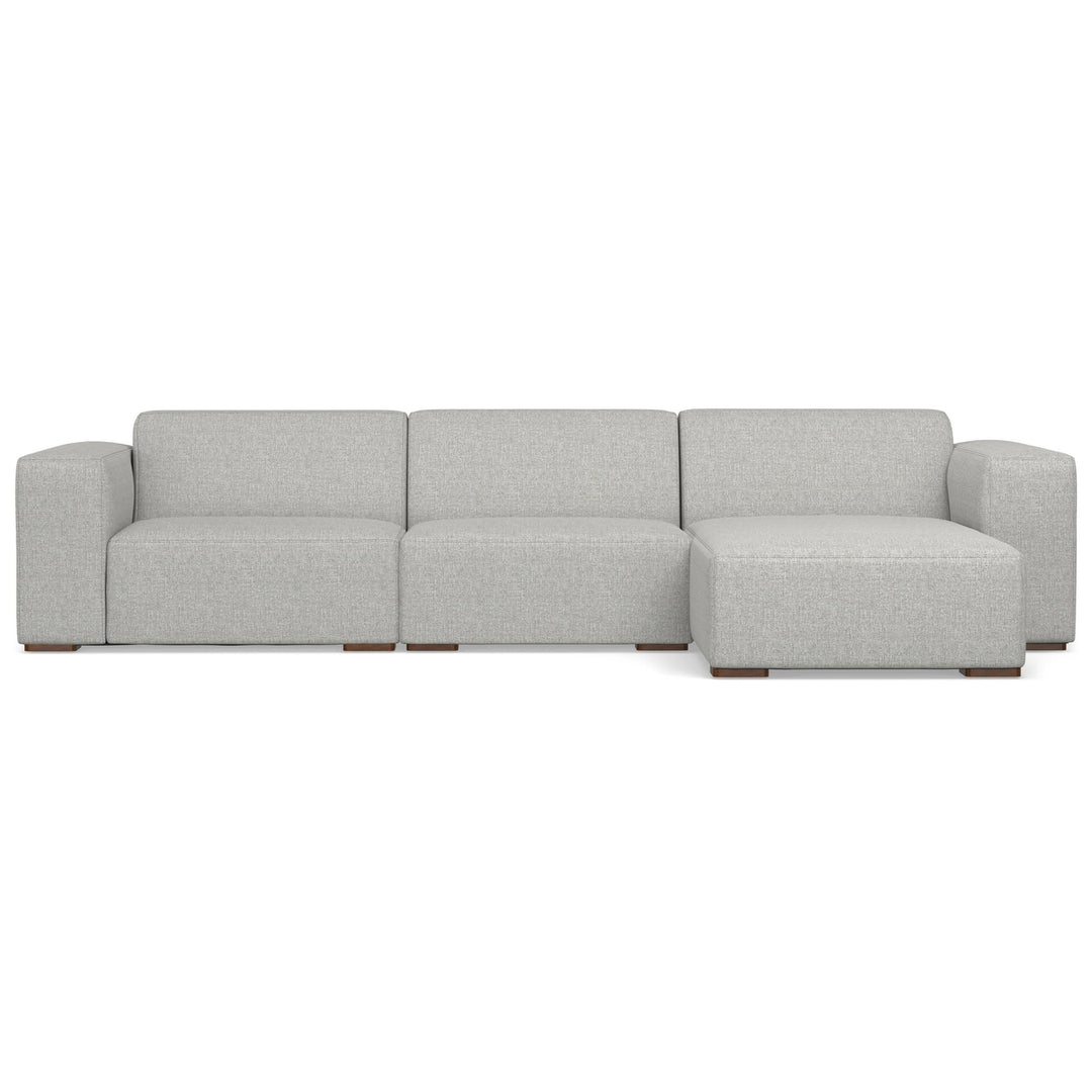 Rex 2 Seater Sofa and Right Chaise in Performance Fabric Image 3