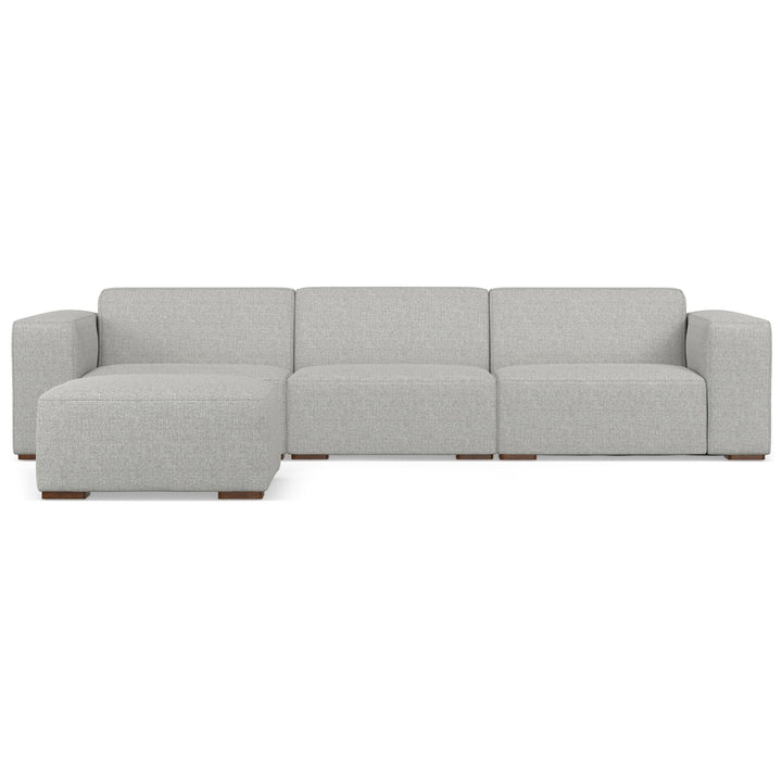Rex 3 Seater Sofa and Ottoman in Performance Fabric Image 5