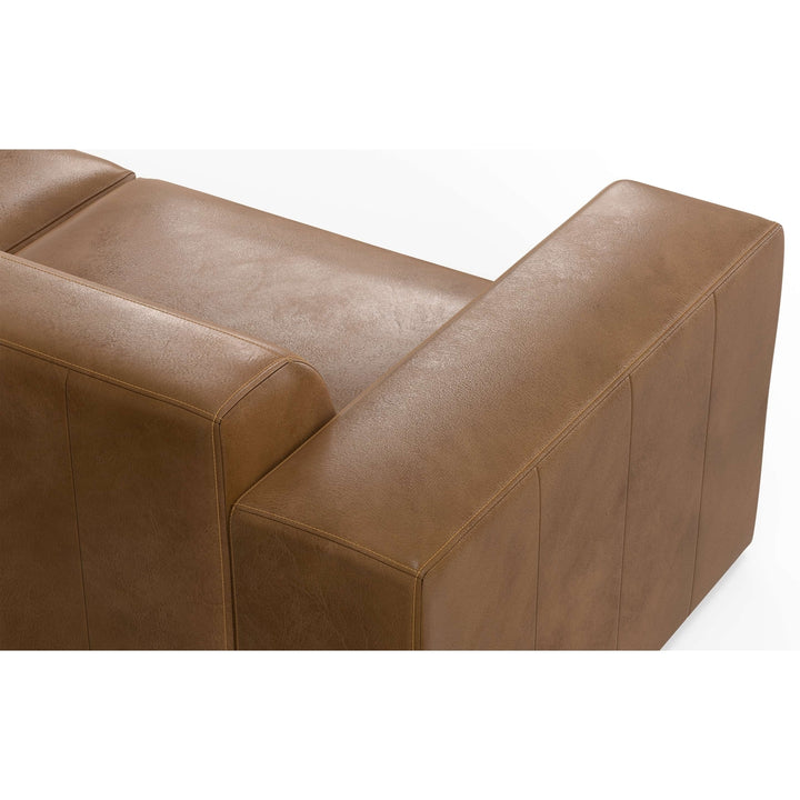 Rex 2 Seater Sofa in Genuine Leather Image 12