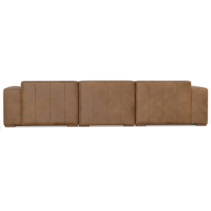 Rex 3 Seater Sofa in Genuine Leather Image 6