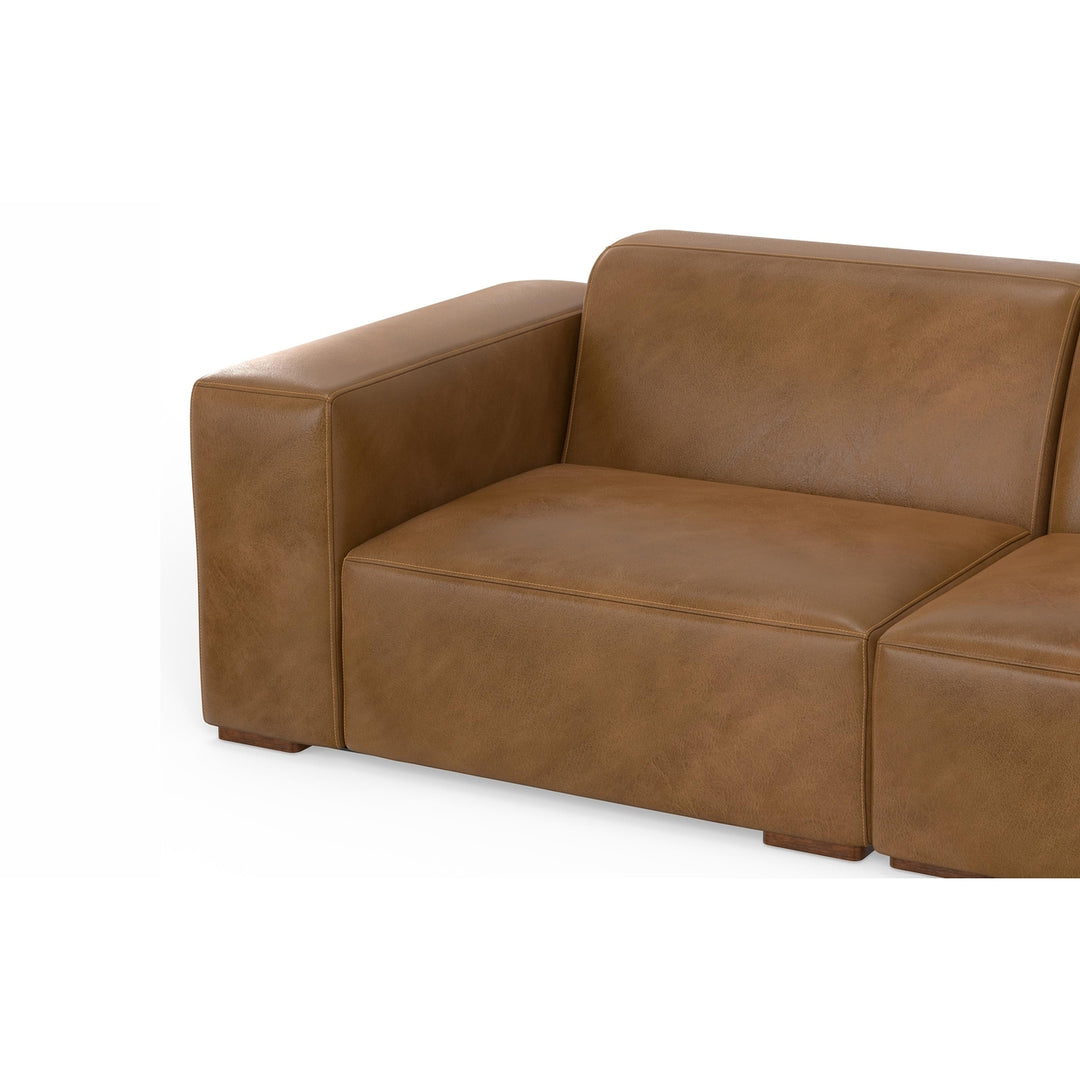 Rex 3 Seater Sofa in Genuine Leather Image 11