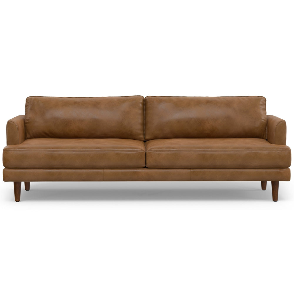 Livingston 90-inch Sofa in Genuine Leather Image 2