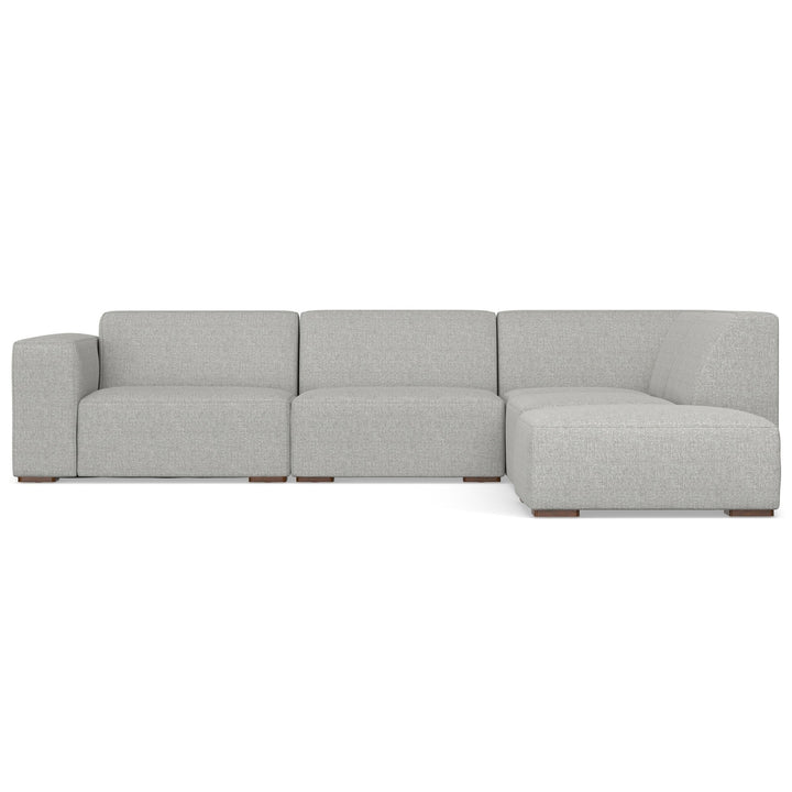 Rex Right Sectional and Ottoman in Performance Fabric Image 3