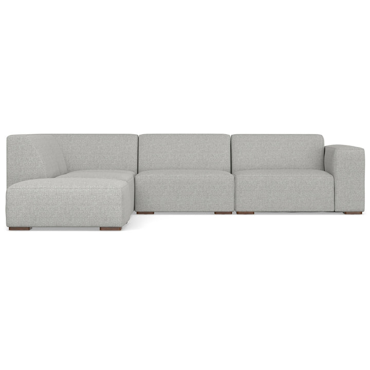 Rex Left Sectional and Ottoman in Performance Fabric Image 6