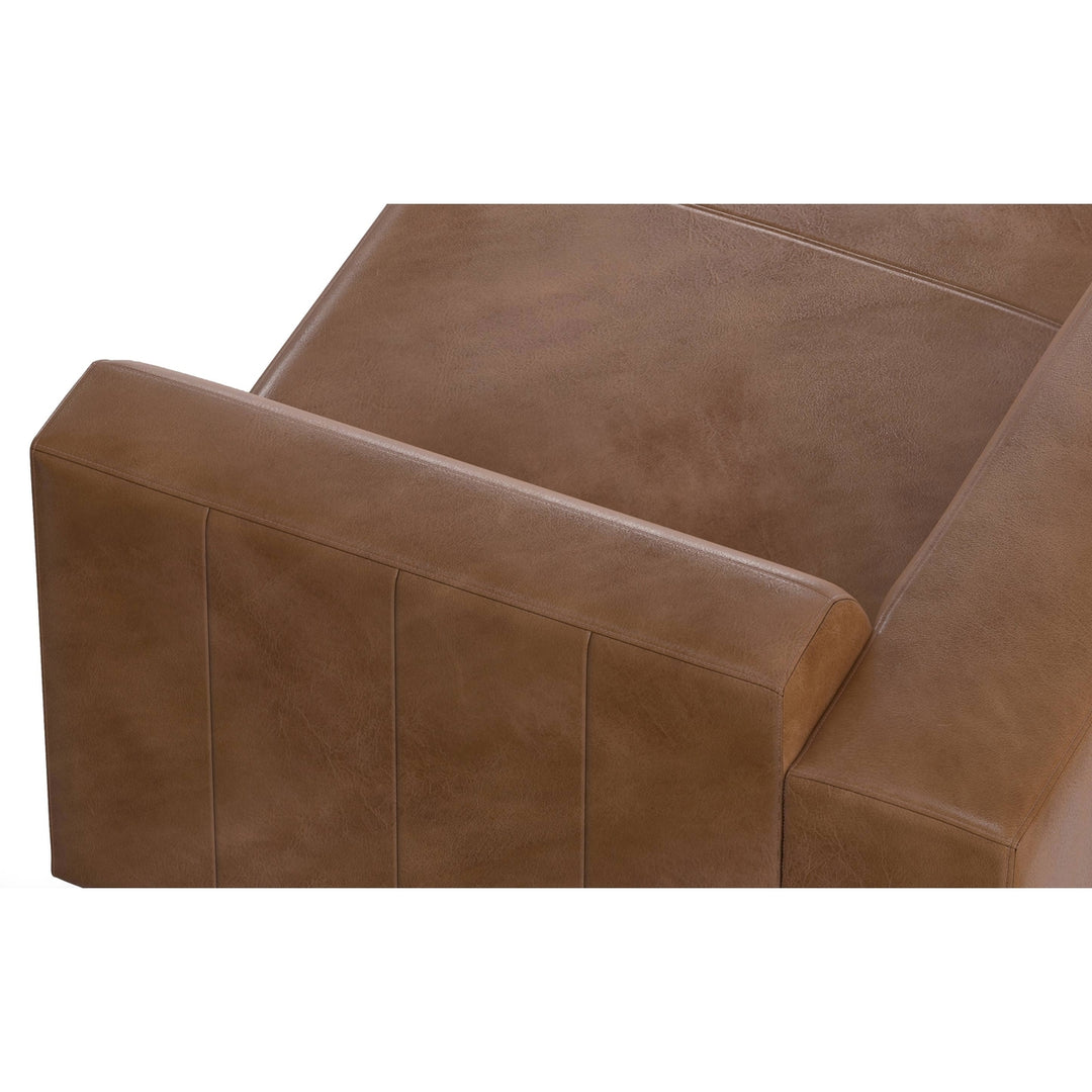 Rex Left Chaise Module in Genuine Leather Image 9