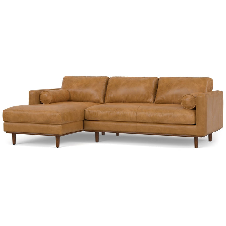 Morrison Left Sectional in Genuine Leather Image 3