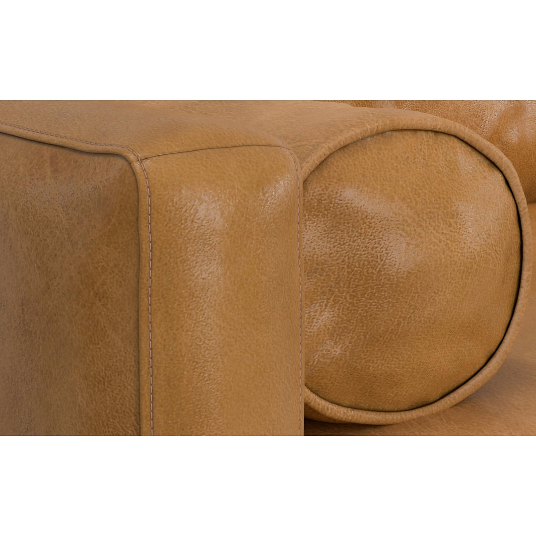 Morrison Left Sectional in Genuine Leather Image 4
