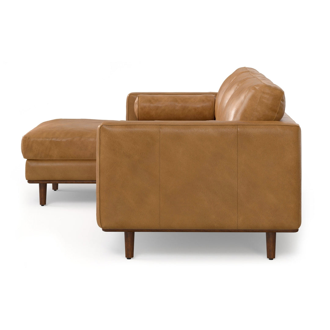 Morrison Left Sectional in Genuine Leather Image 5