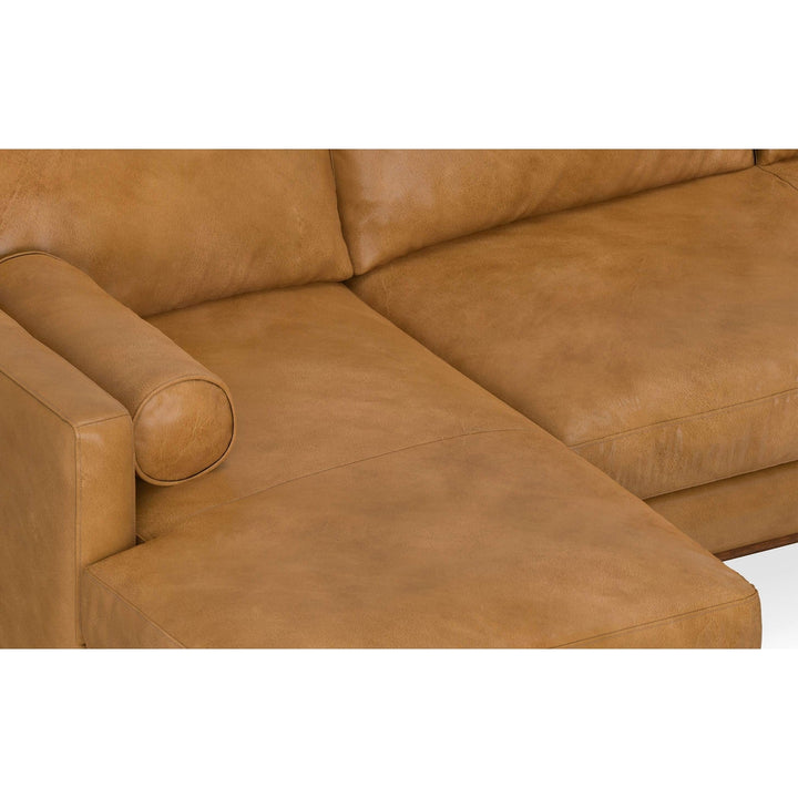 Morrison Left Sectional in Genuine Leather Image 6