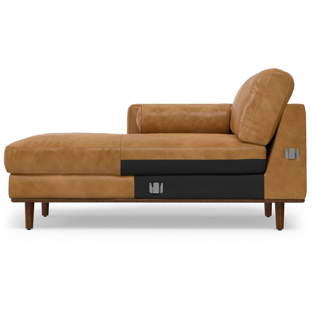 Morrison Left Sectional in Genuine Leather Image 8