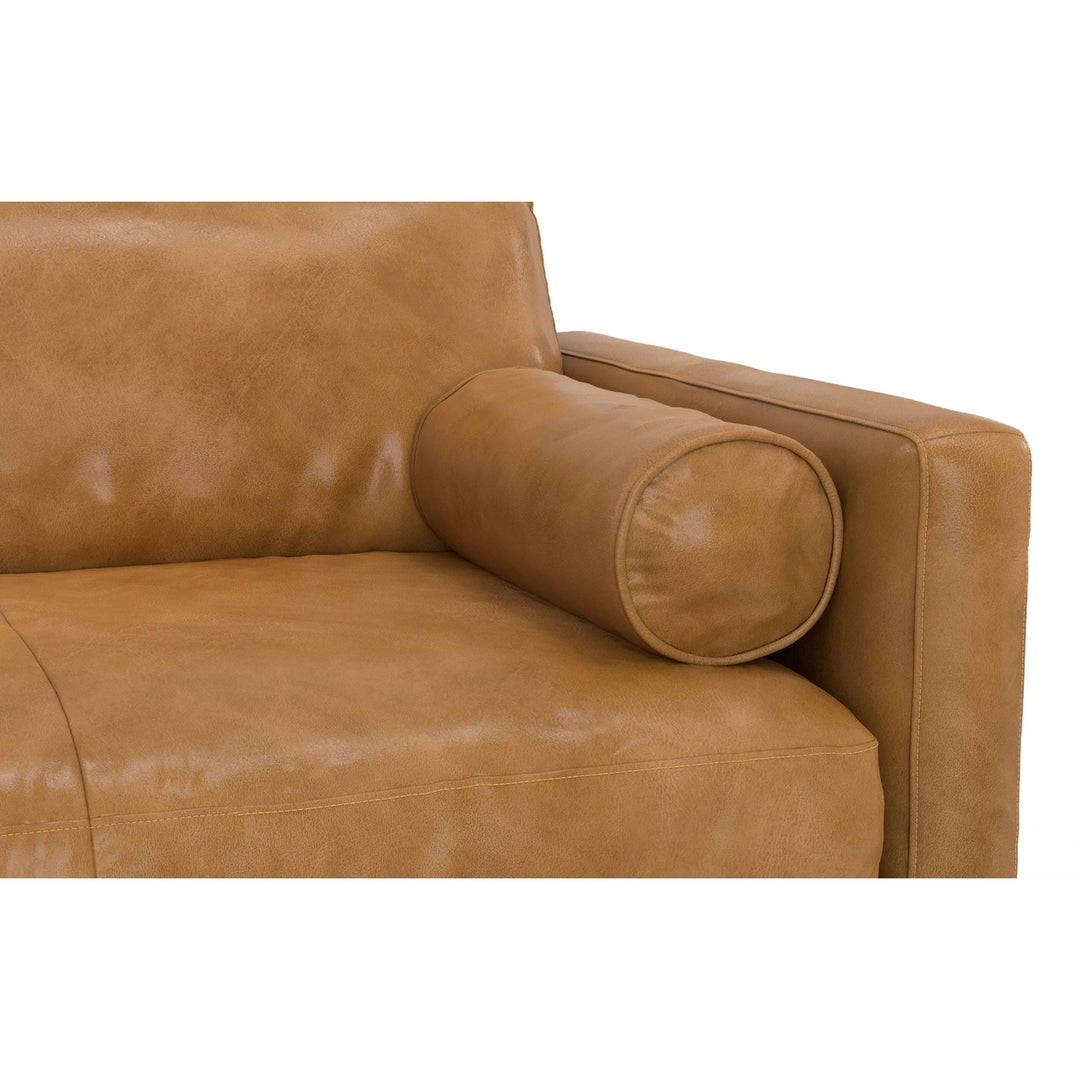 Morrison Left Sectional in Genuine Leather Image 9