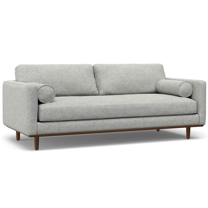 Morrison 89-inch Sofa and Ottoman Set in Woven-Blend Fabric Image 8