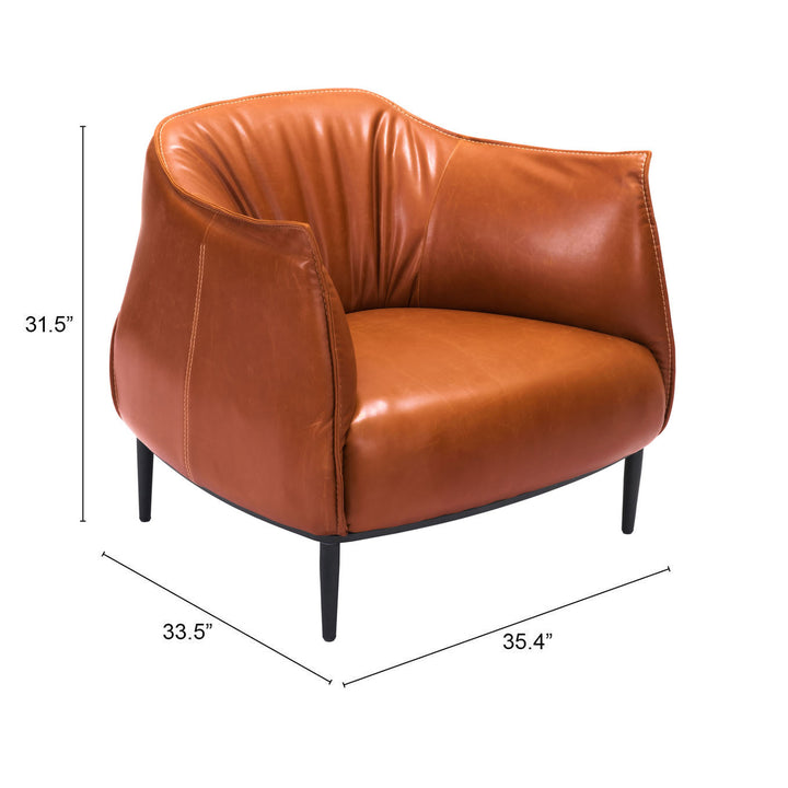 Julian Accent Chair Brown Image 7