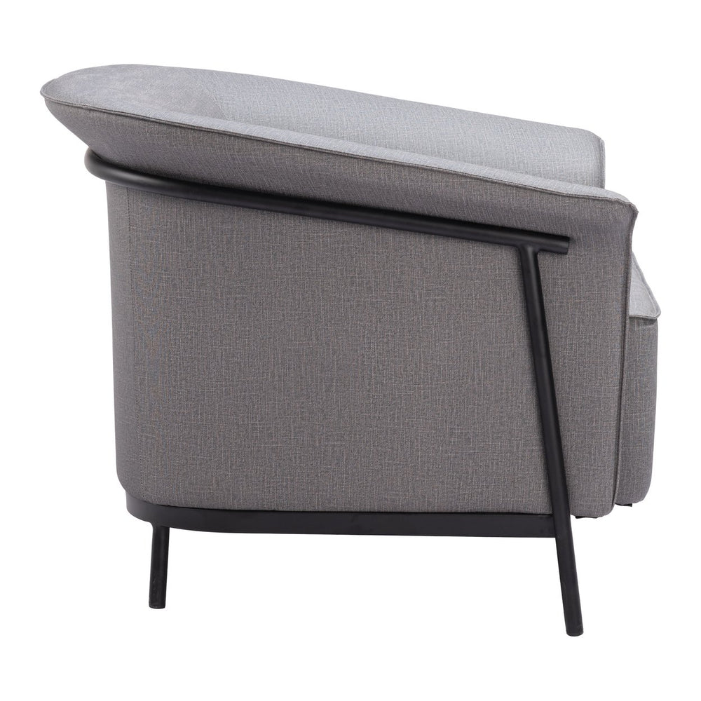 Burry Accent Chair Slate Gray Image 2
