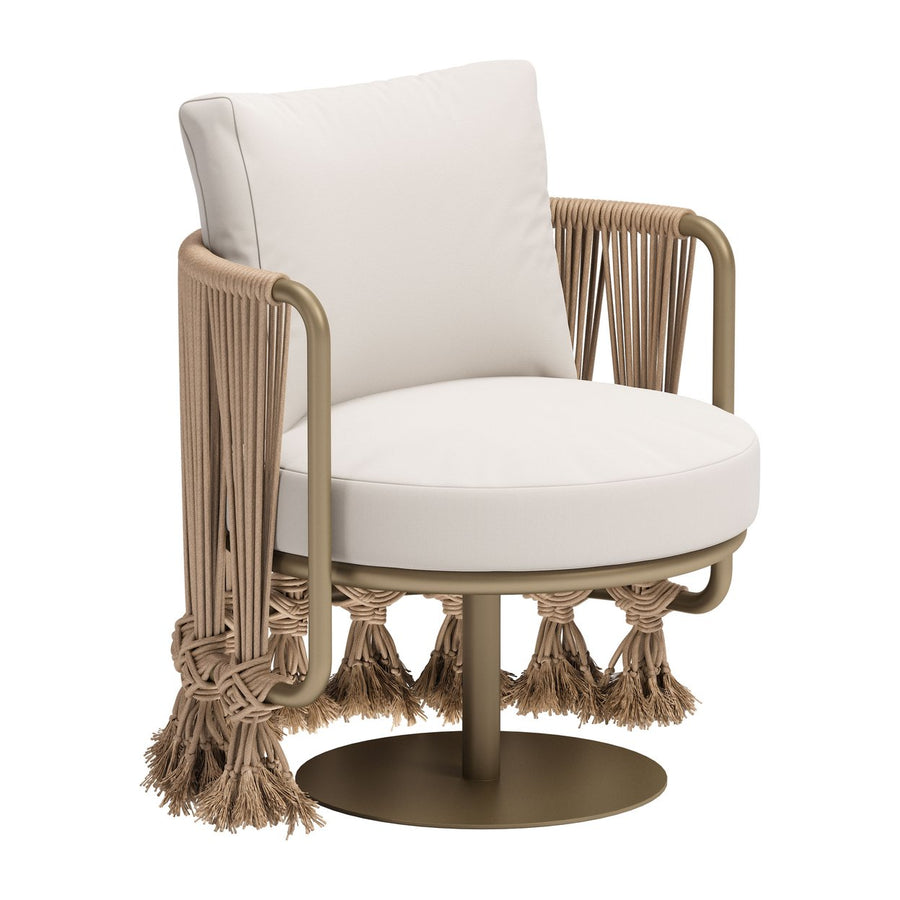Uzel Accent Chair White Image 1