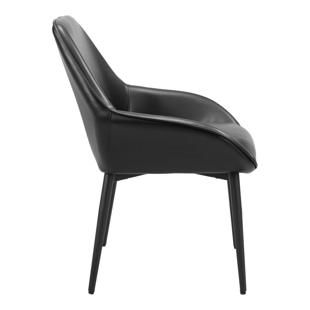 Vila Dining Chair (Set of 2) Black Image 2