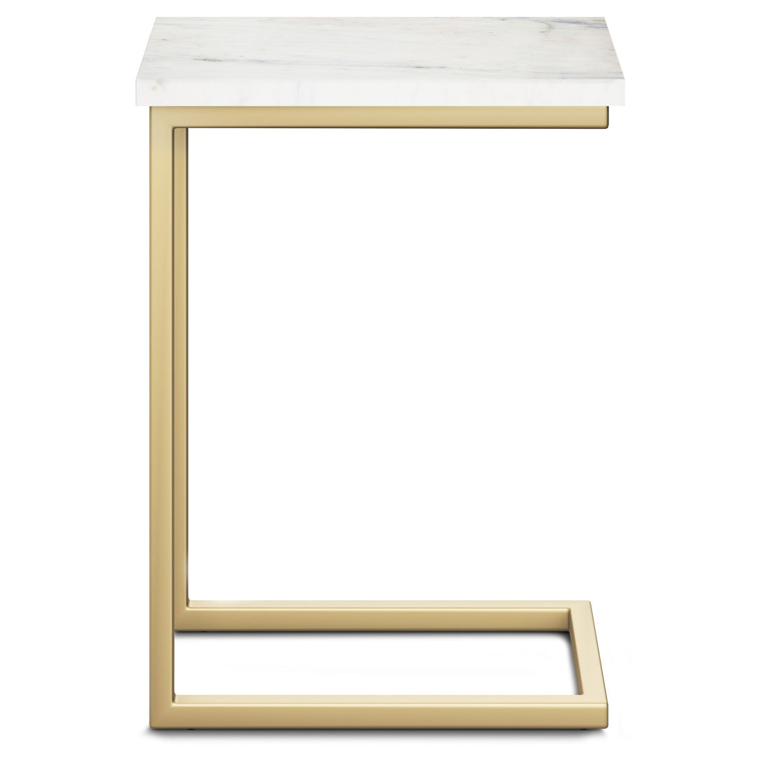 Skyler C Side Table with Marble Top Image 4