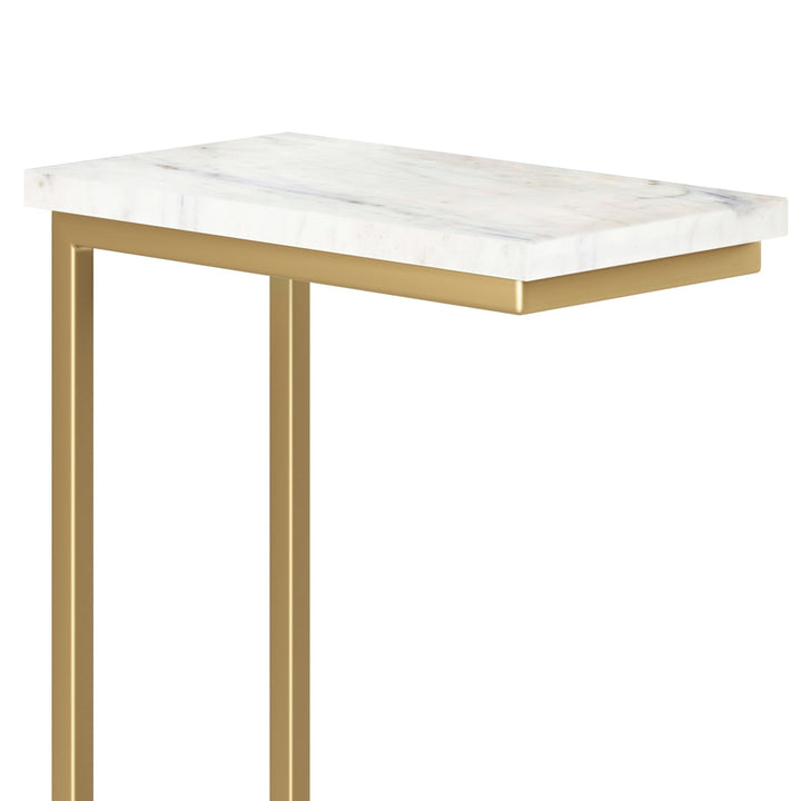 Skyler C Side Table with Marble Top Image 6