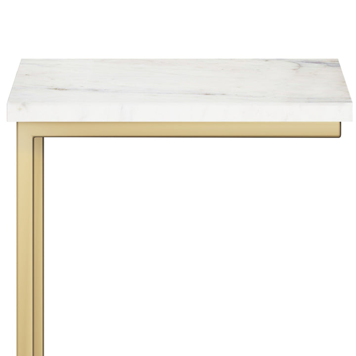 Skyler C Side Table with Marble Top Image 7