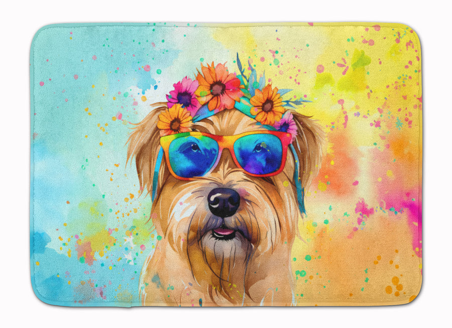 Cairn Terrier Hippie Dawg Memory Foam Kitchen Mat Image 1