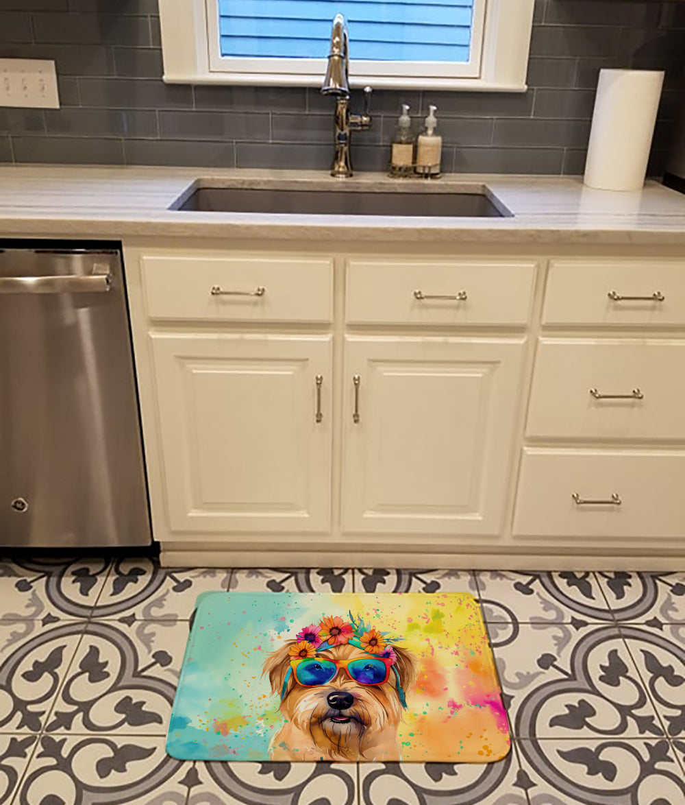 Cairn Terrier Hippie Dawg Memory Foam Kitchen Mat Image 2