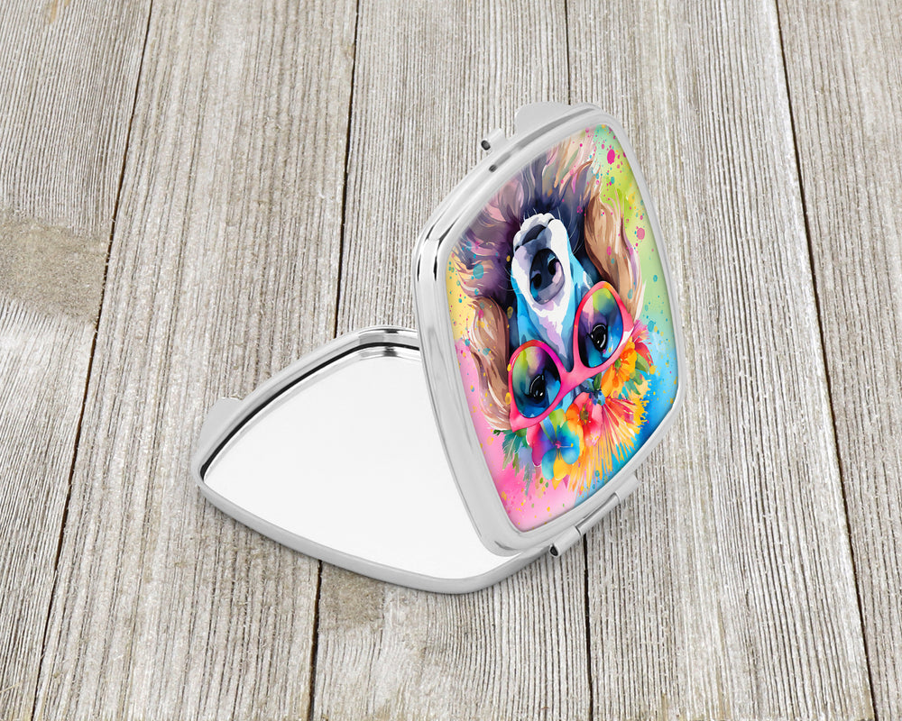 Poodle Hippie Dawg Compact Mirror Image 2