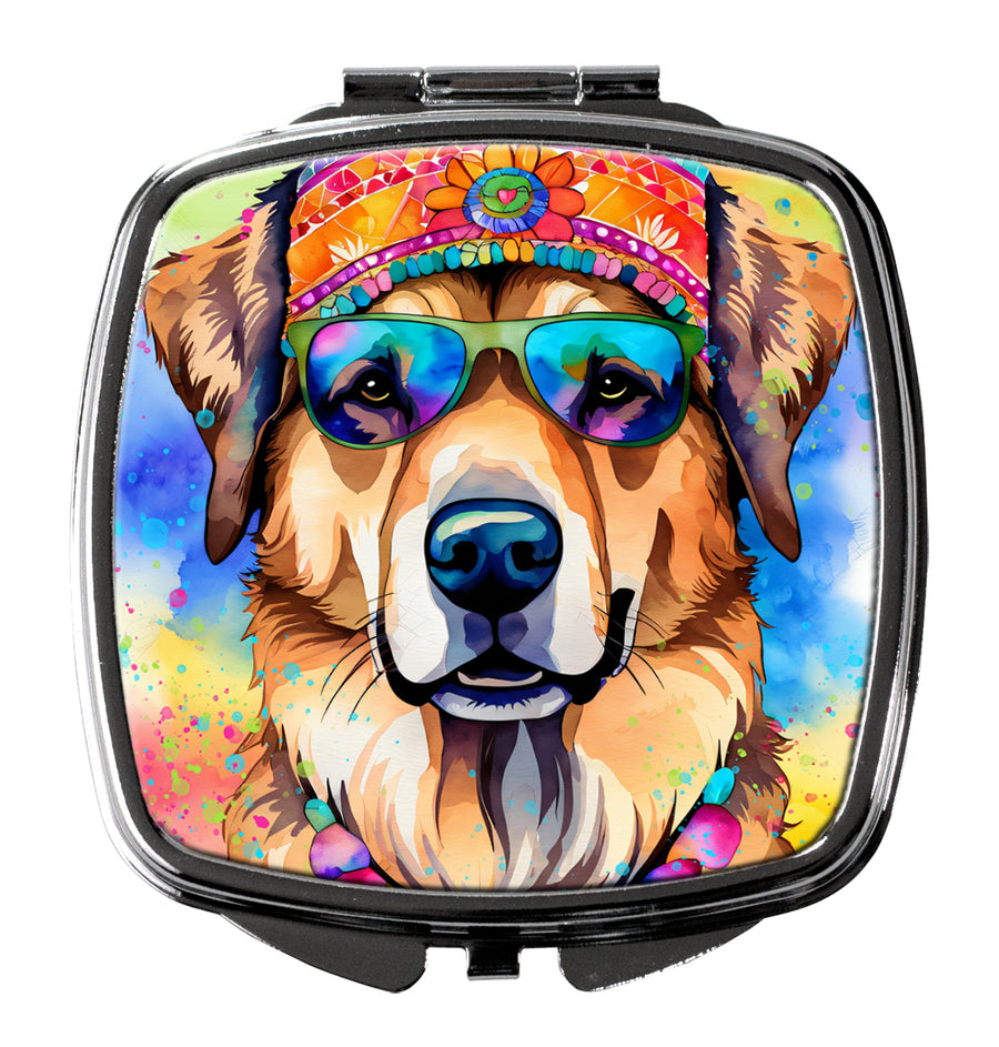 Hippie Dawg Compact Mirror Image 1