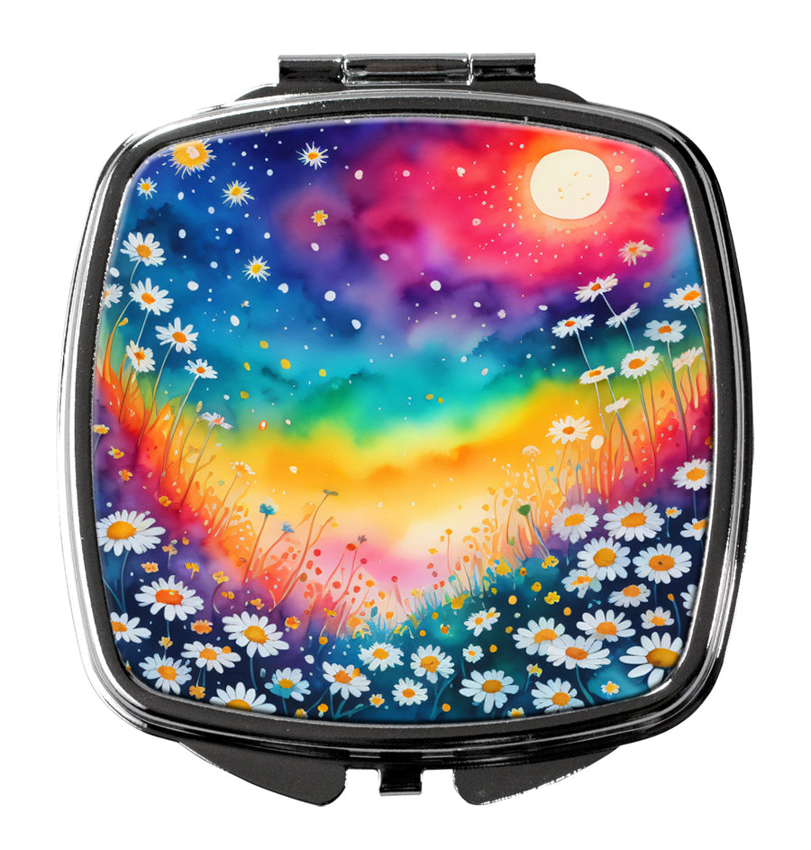 Colorful Daisies Compact Mirror Image 1