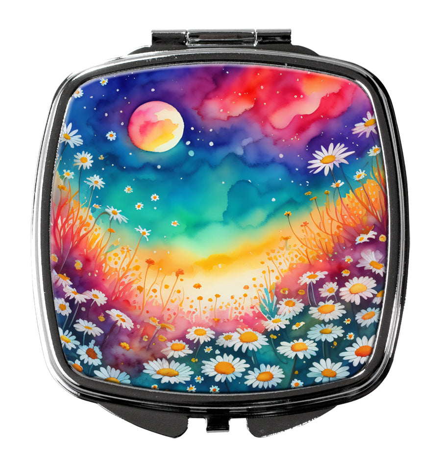 Colorful Daisies Compact Mirror Image 1