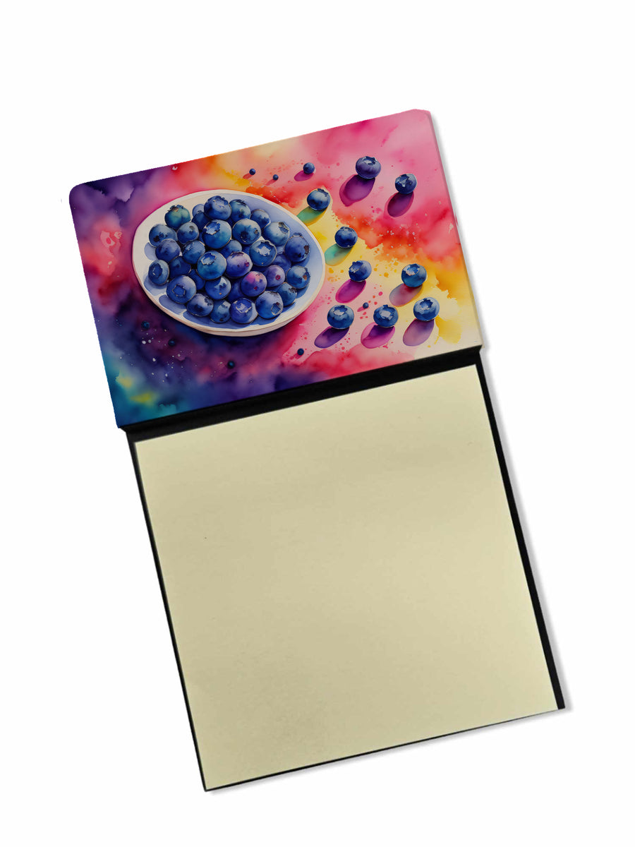 Colorful Blueberries Sticky Note Holder Image 1