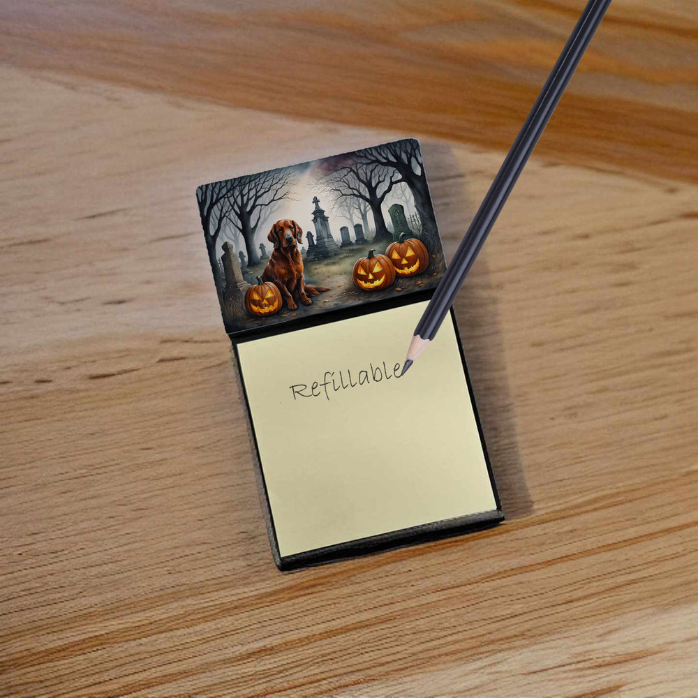 Irish Setter Spooky Halloween Sticky Note Holder Image 2