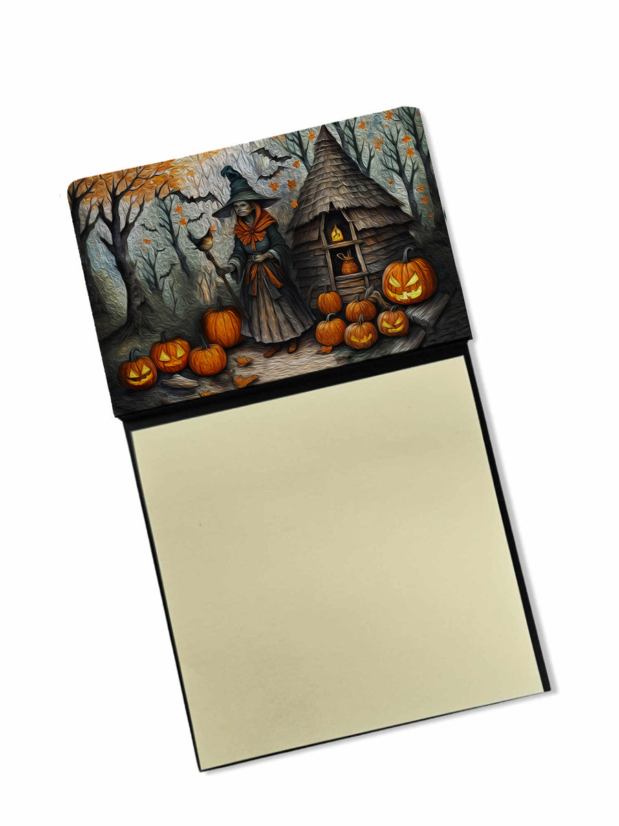 Slavic Witch Spooky Halloween Sticky Note Holder Image 1