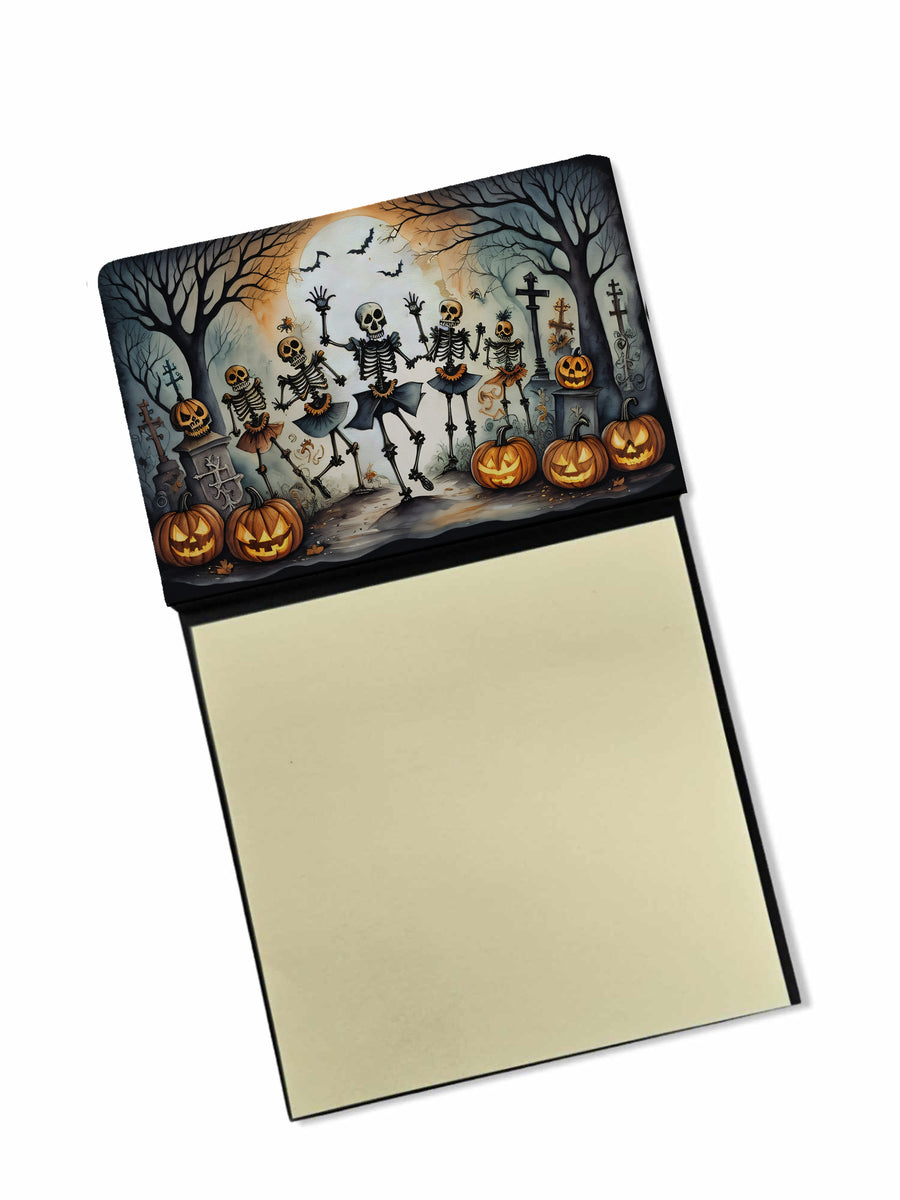 Dancing Skeletons Spooky Halloween Sticky Note Holder Image 1